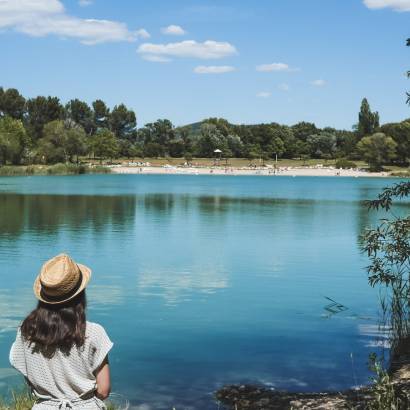 Lake at Val de Durance Campsite