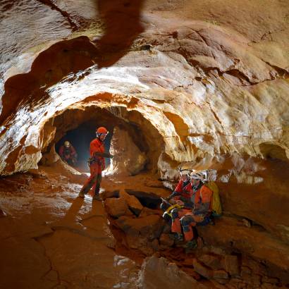 Caving with l'Aspa