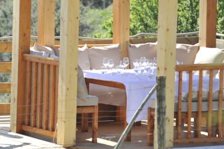 A food and wine pairing at the Vignoble Alain Ignace vineyard