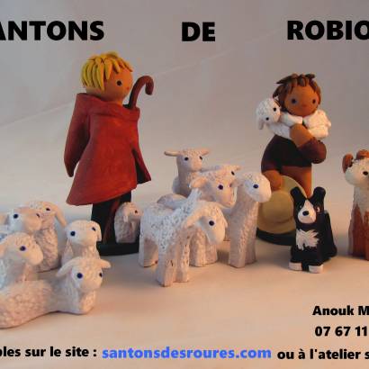 Santons and ceramics from Les Roures