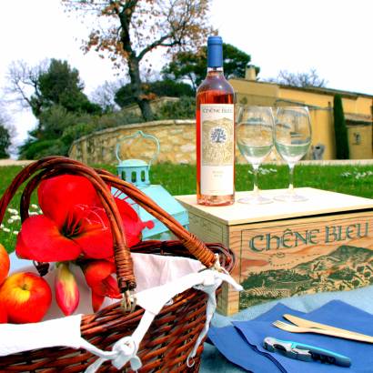 Picnic at Domaine Chêne Bleu