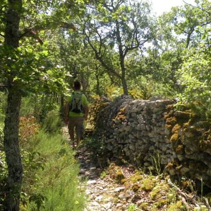Saignon, La Gardette path
