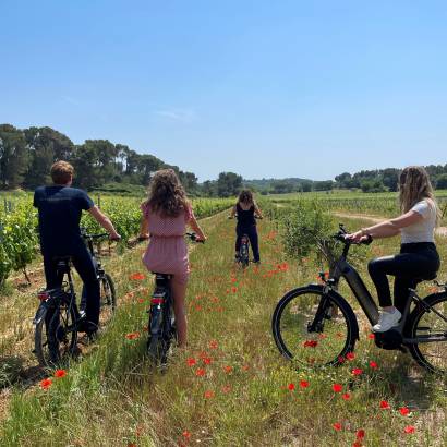Balades en vélo électrique - Château Gigognan