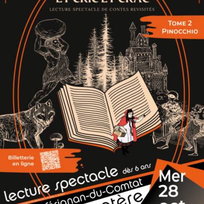 Lecture Spectacle « ET CRIC ET CRAC » Tome 2 Pinocchio - Naturoptère