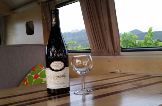 Vineyard experience in a minivan