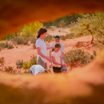 Visit the ochre landscapes of the Luberon