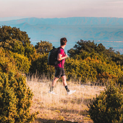 Hiking the south side of the Mourre-Nègre