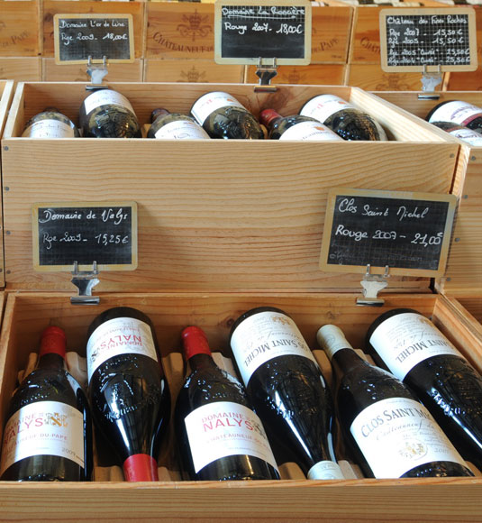 PDO Côtes du Rhône wine box