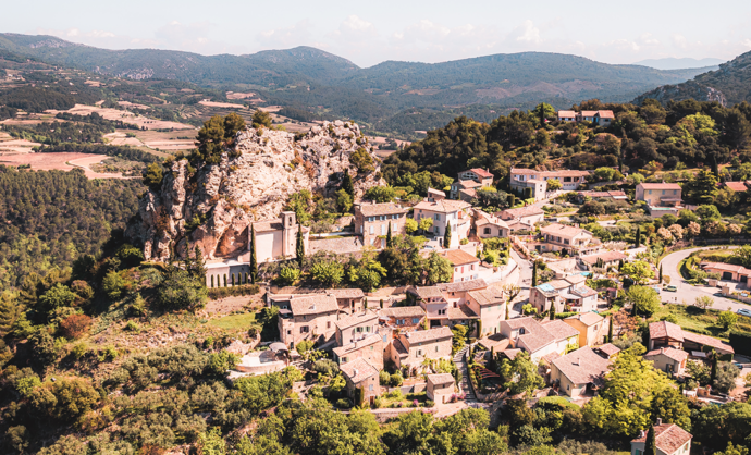 Roque-Alric village in Provence